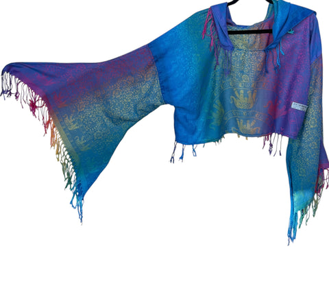 BUTTERFLY BELL PASH TOP - Paisley Rainbow