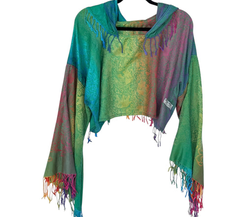 BUTTERFLY BELL PASH TOP - Neon Rainbow