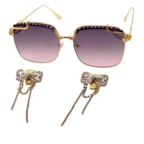 MAUVE BOWS 2 SpunClips™