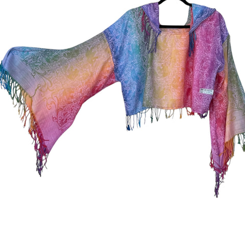 BUTTERFLY BELL PASH TOP - Pastel Paisley