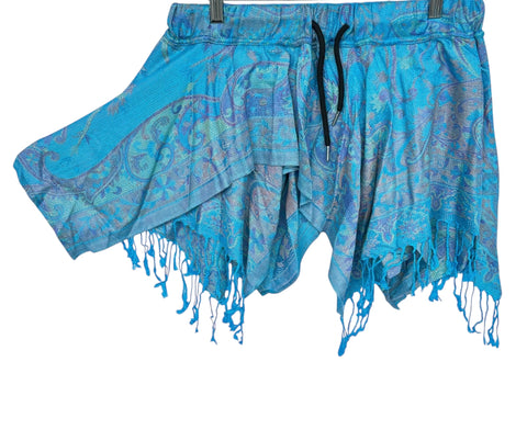 FAIRY PASH SKIRT - Turquoise Paisley