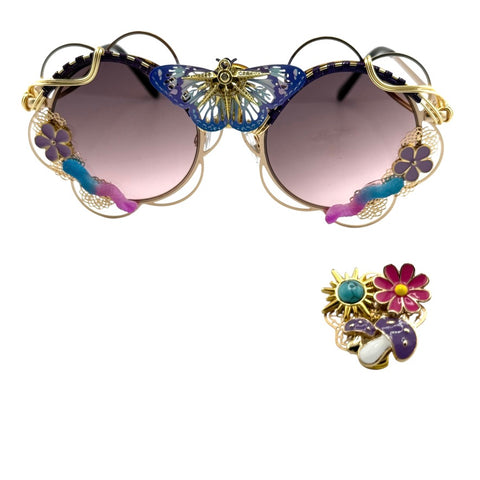 Butterfly Blooms & Shrooms 1 of 1 w/2 SpunClips™