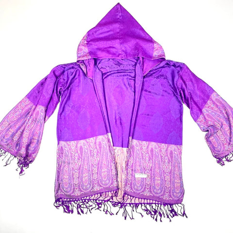 PASH ROBE - PURPLE PAISLEY