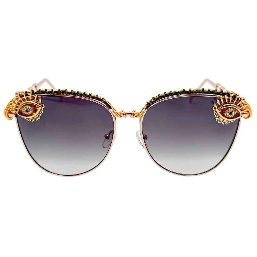 Cat eye Sun glasses limited edition Limited edition Malibu CATEYE SUNGLASSES – The Store at MAD main image 3