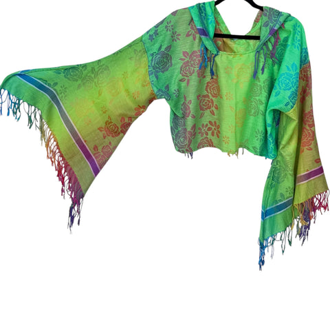 BUTTERFLY BELL PASH TOP - Neon Garden