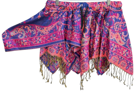 FAIRY PASH SKIRT - Purple Pink Paisley