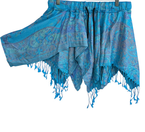 FAIRY PASH SKIRT - Blue Paisley