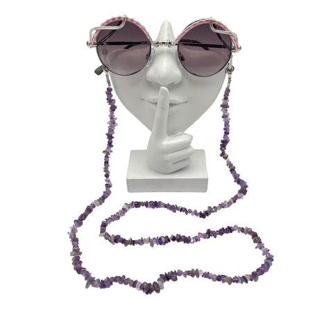 Amethyst Chips - Sunglasses Chain