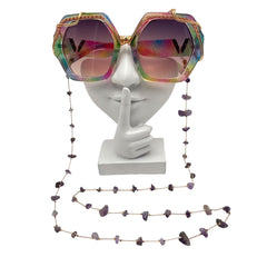 Amethyst Gold - Sunglasses Chain