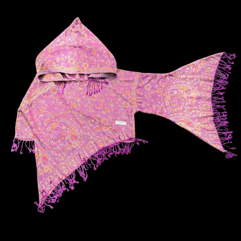 *BUTTERFLY BELL PASH TOP - Purple Paisley