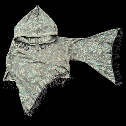 *BUTTERFLY BELL PASH TOP - Dark Sea Paisley*