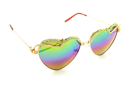 RAINBOW HEARTS - Gold