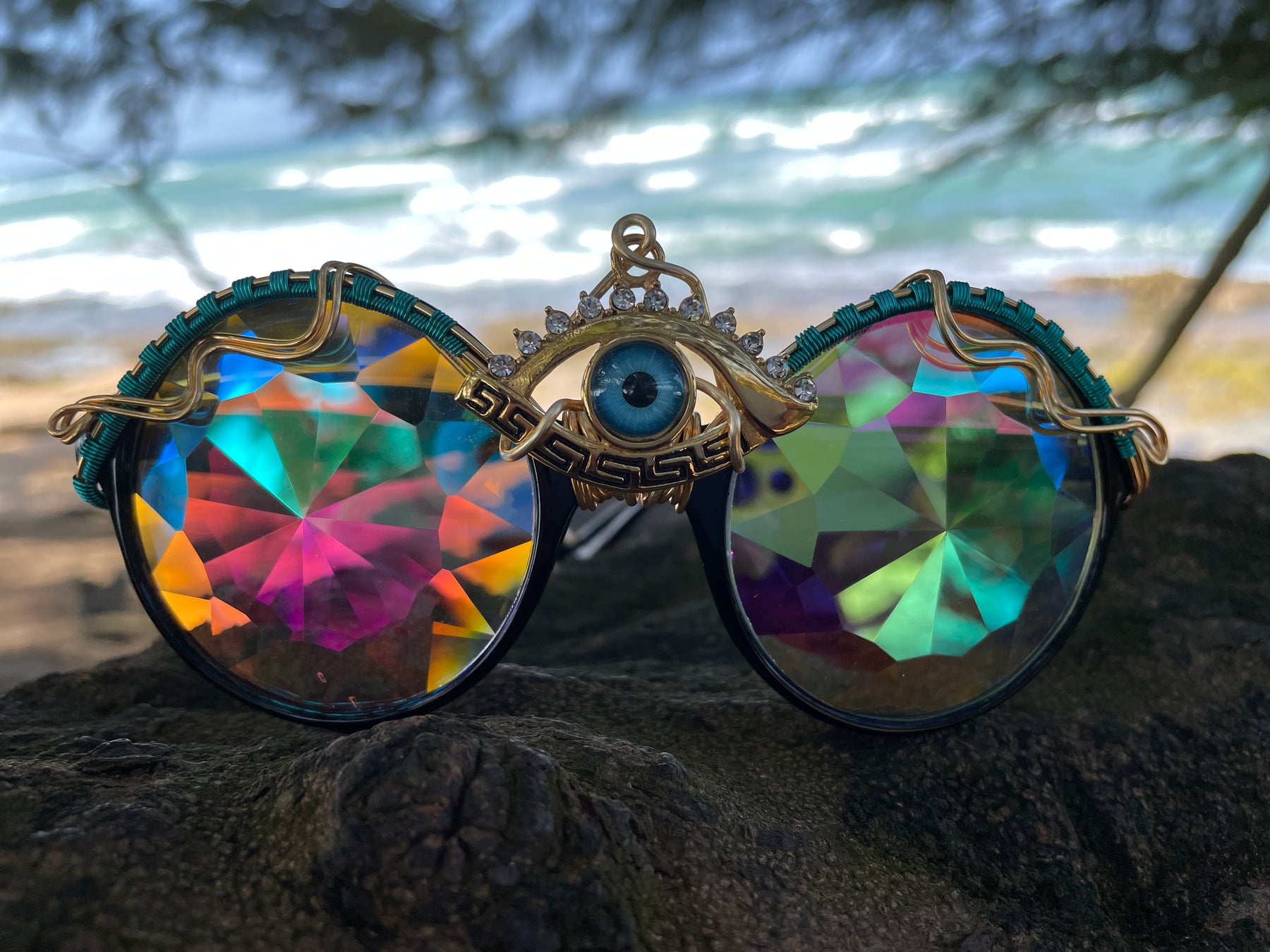 third eye goggles NEW!! 3rd eye Prism Diffraction Glasses
